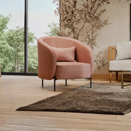 Arbour Sofa Chair (Tea Pink Velvet)